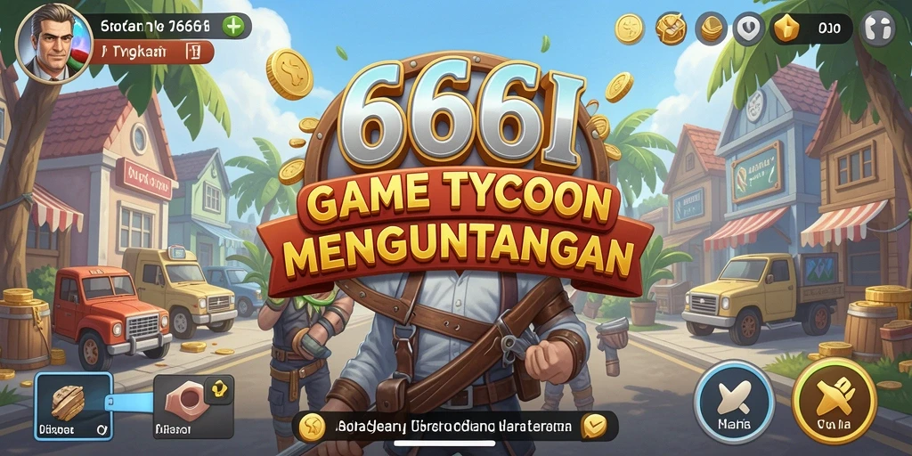 Tampilan visual game Tycoon 666I yang menarik dan interaktif.