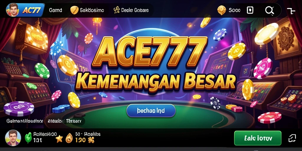Menampilkan gameplay menarik dengan grafis Kasino yang menawan.