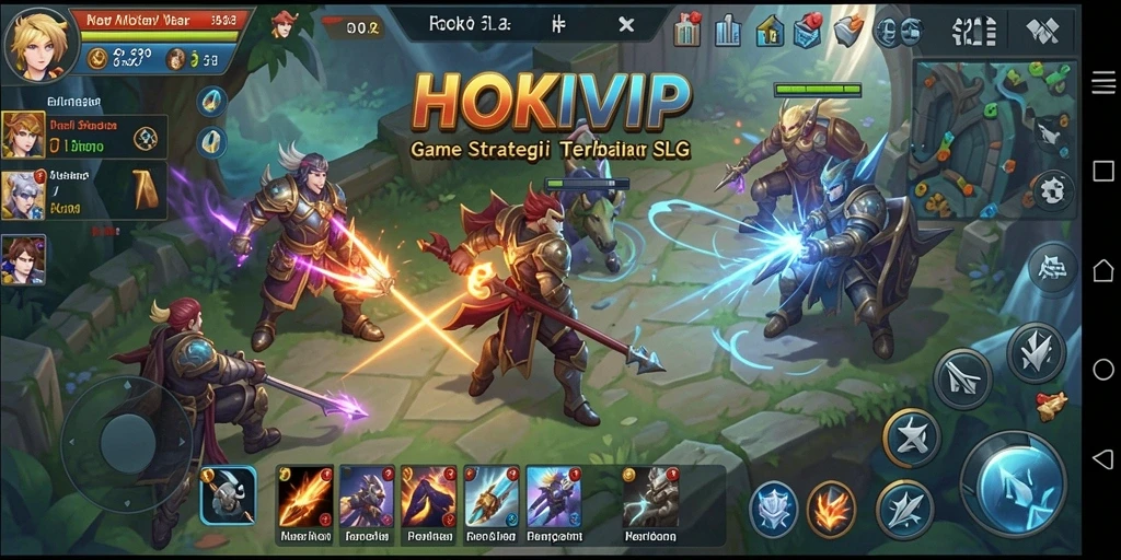Screenshot gameplay HOKIVIP dengan pertempuran yang mendebarkan.