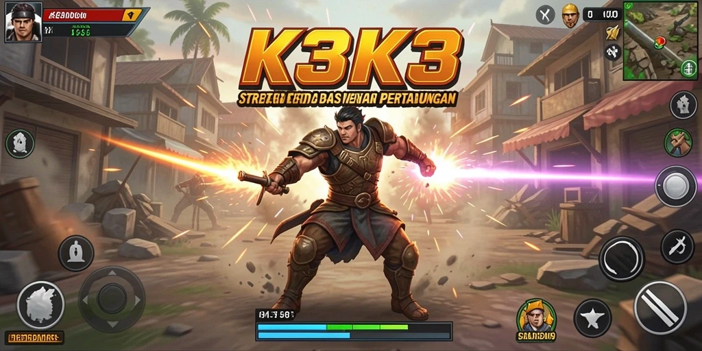Tangkapan layar menampilkan strategi pertempuran dari K3K3.