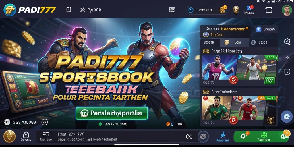 Tampilan gameplay PADI777 yang memukau dan interaktif.