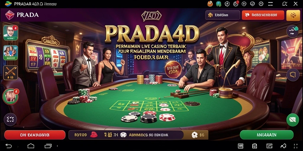 Gameplay Live Casino yang mendebarkan dengan dealer langsung.